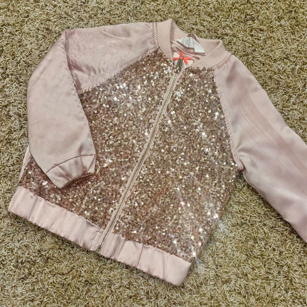 H&M Glittering Pink Kids Jacket